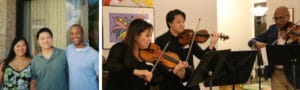 Daniel Ching, Sandy Yamamoto, and Dr. Quinton Morris performing at Empowering Youth for Change Fund